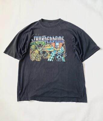  RARE  Vintage 90 s Thunderdome Hardcore Will Never Die  old school gabber