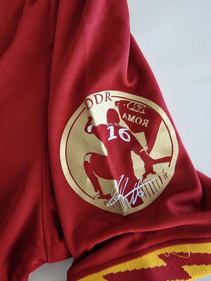 Rojo Camiseta Nike Conmemorativo Ultima Partido Roma Shirt Last Match Amor XL - Imagen 2 de 4