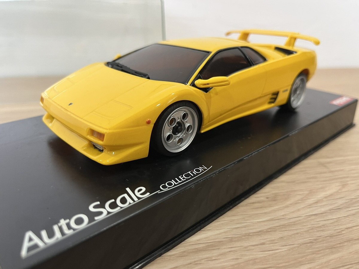 Rare Kyosho MINI-Z Racer Body Lamborghini Diablo VT YELLOW Gloss