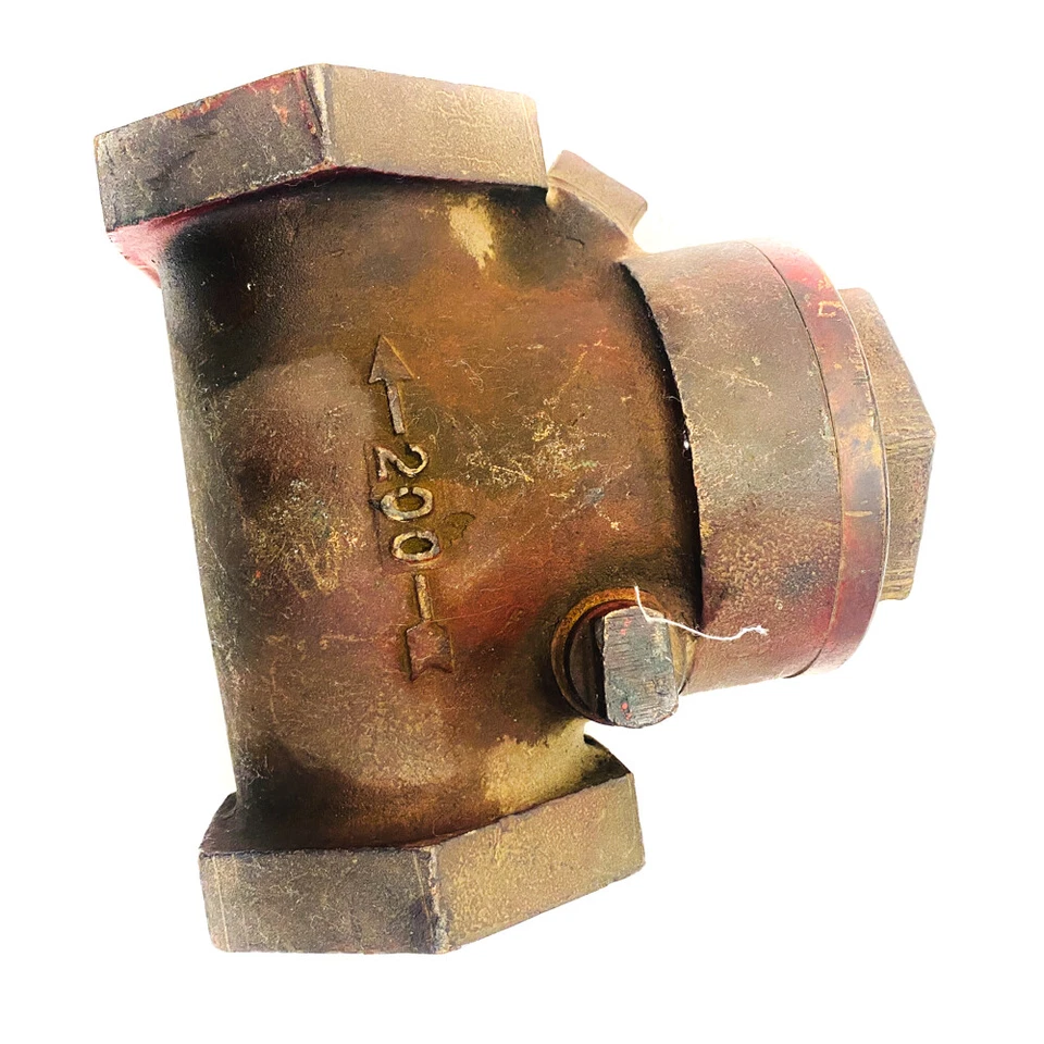 P&C Pratt and Cady Company Bronze Swing 200 lbs Check Valve 2 1/2 inch Screwed - Image 4 of 4