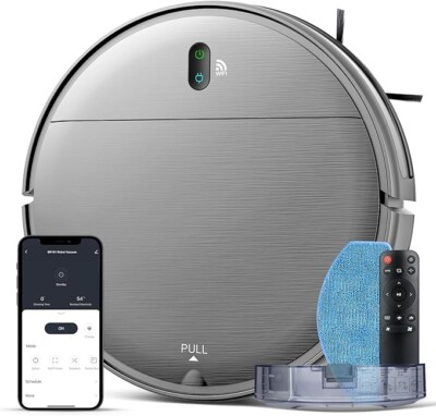 Mamvn Robot Vacuum And Mop Combo WiFi, With Schedule, 2 In 1, Self Charging 5184
