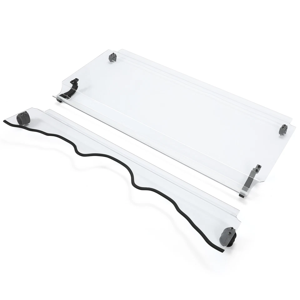 Folding Clear Windshield For MASSIMO MSU 2015+ Bighorn Coleman Outfitter 500/700 - Image 2 of 4