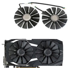 4PIN 13 blades Cooling Fan For ASUS STRIX DUAL RX 580 O4G RX580 O8G Gaming Fan