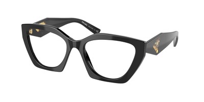 NEW Prada 09YV Eyeglasses 1AB1O1 Black 100% AUTHENTIC