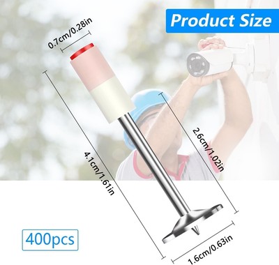 Chiodi Per Sparachiodi Manuale - 300 Pezzi, 42mm X 7.3mm - Per Cemento, Ferro, Soffitti - Fissaggio Rapido - Foto 4