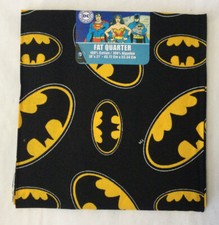 New Fat Quarter Batman DC Comics Fabric 100 Cotton 18 X 21 C26-3