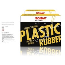 2x SONAX PROFILINE CERAMIC COATING CC PLASTIC + RUBBER VERSIEGELUNG KUNSTSTOFF #