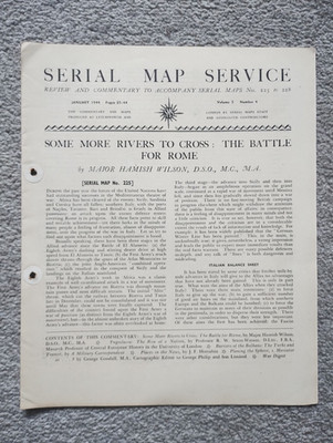Serienkartendienst - Januar 1944 Ausgabe Heft (ROM / JUGOSLAWIEN)