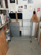 IKEA OMAR SHELF, 92x36x94 cm, steel galvanized, versatile kitchen shelf