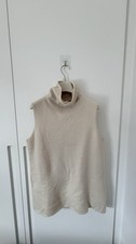 The row Leona Beige Sleeveless Turtleneck Sweater with tag 