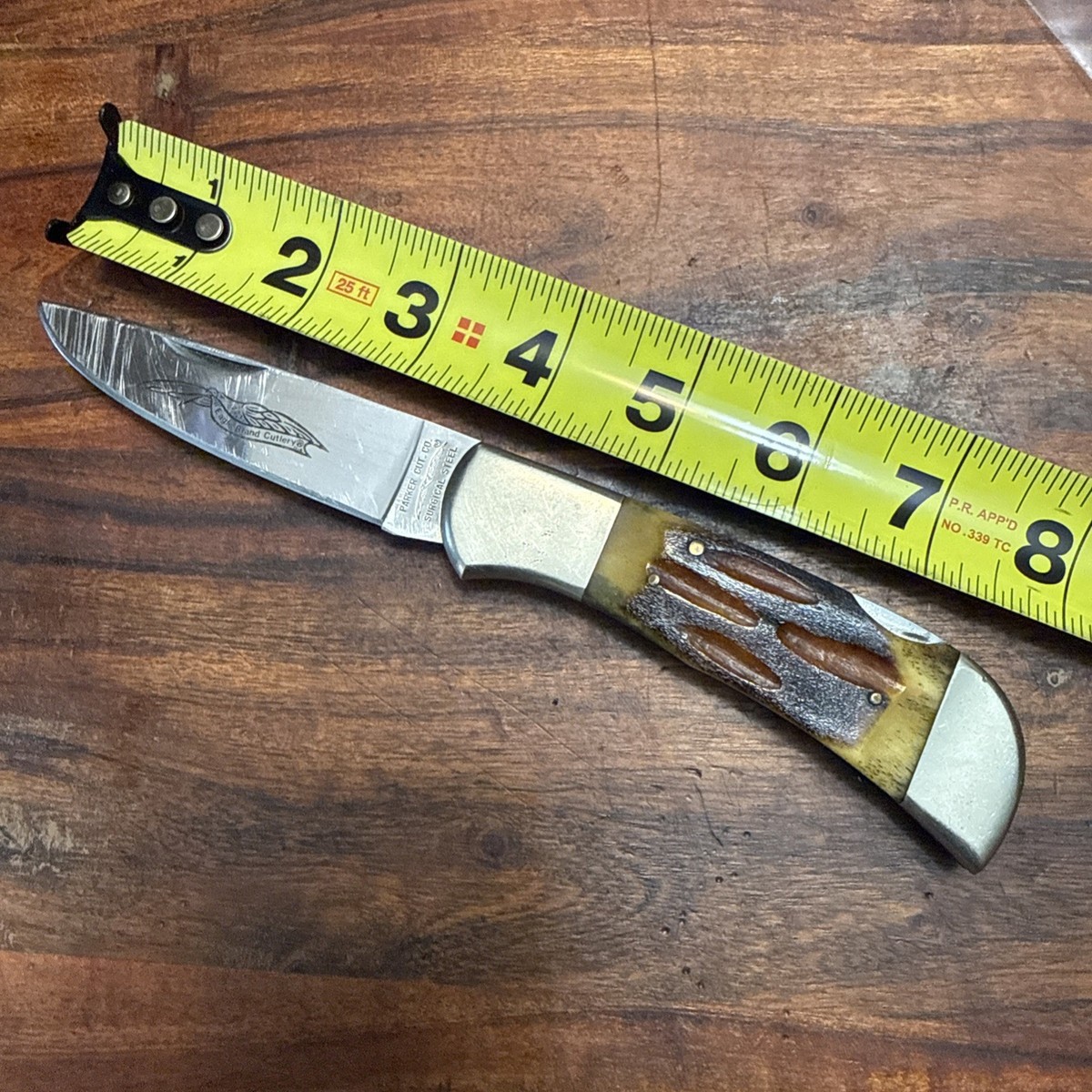 Vintage Eagle Brand Cutlery Parker Cut Co Surgical Steel Japan