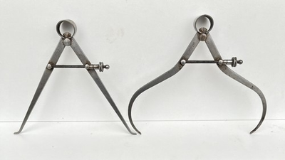 #ad Vintage Craftsman 6.5” Inside and Outside Spring Calipers Set Made in USA $35.99