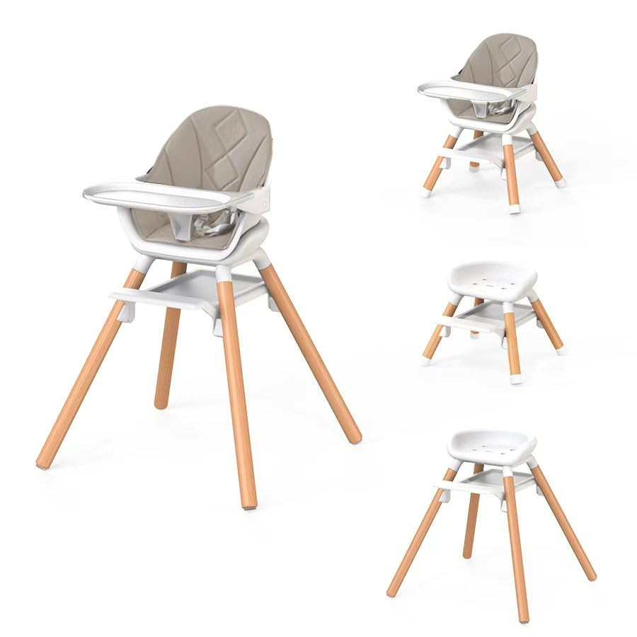 , 6 In 1 Convertible High Chairs For Babies And Toddlers, Easy Cl