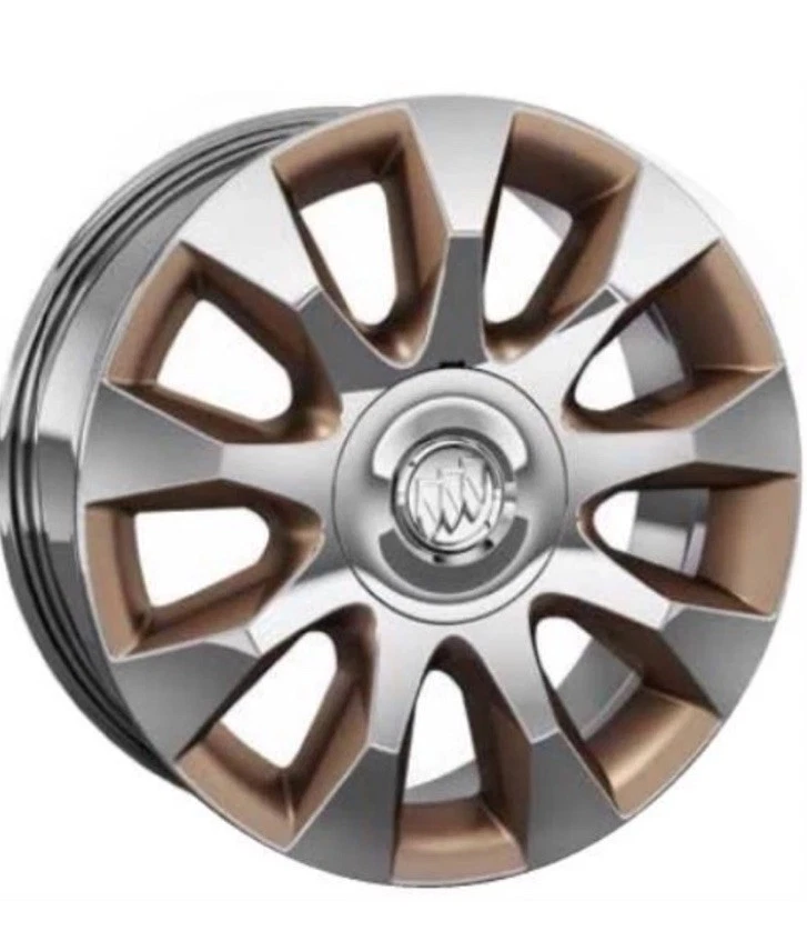 NEW 2011 - 2016 Buick Enclave Chrome Center Cap Fits 9 spoke 19" wheel 9597721 - Image 4 of 4