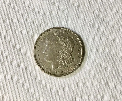1921 E.pluribus.unum Morgan Silver Dollar As Found In Drawer