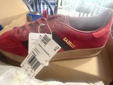 adidas Gazelle Indoor J Red Suede kids Low Top Athletic Shoes IH6448
