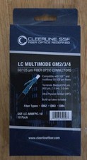 CleerLine SSF-LC-MMFPC-10 10 pack OM2/3/4 50/125 Fibre Optic
