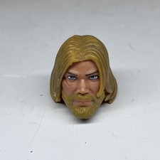 MOTU Battle Armor He-Man Bearded Male Head New Eternia Masterverse 7 Scale