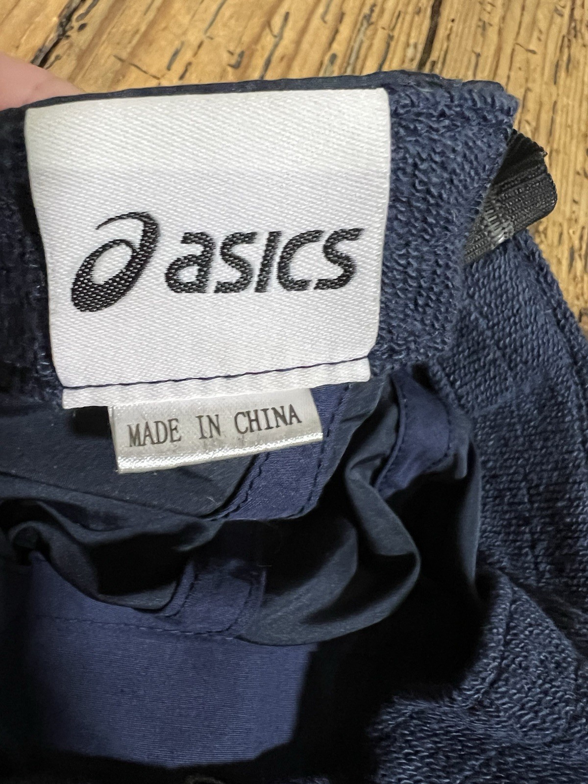 Asics 5 Panel Running Cap Navy Blue Nylon Unisex-New thumbnail 2