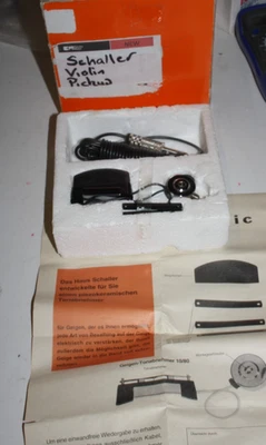 Schaller Violin Bridge Pickup 10/80- EX DISPLAY WORN BOX FREE UK MAINLAND POST - Image 1 of 4
