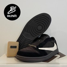 Customized Air Jordan 1 Retro Low OG SP Travis Scott Velvet Brown🔥Size 9.5✅Used