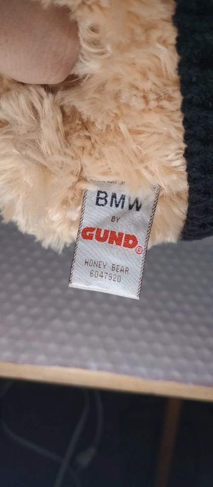 Suéter BMW Oso de Miel Peluche de Gund Peluche Negro Tejido Logo BMW Foto 3 de 4
