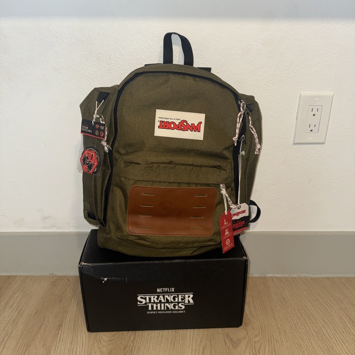 Stranger Things JanSport Demogorgon Hunter Rare Backpack Limited