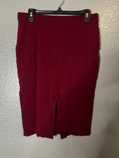 Top 10 USA Burgundy Pencil Skirt Womens M Stretch Office
