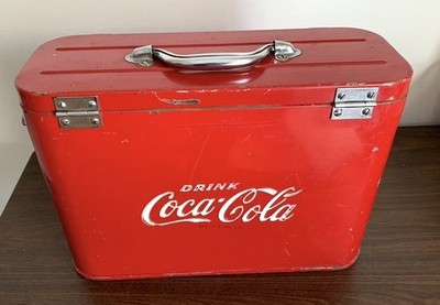 Vintage 1950s Coca-Cola Airline Pilots Cooler w/ Bottle Opener. | eBay