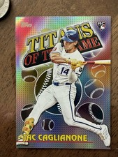 Topps 2026 Series 1 Jac Caglianone Royals Titans of the Game Rookie TOG-12 MLB