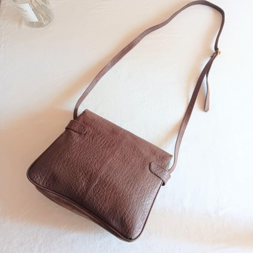 Autentica borsa a tracolla classica Yves Saint Laurent in pelle marrone per uomo e donna