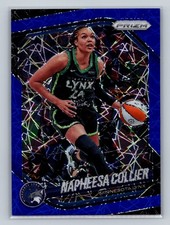 2025 Panini Prizm WNBA #8 Napheesa Collier Blue Velocity Prizms