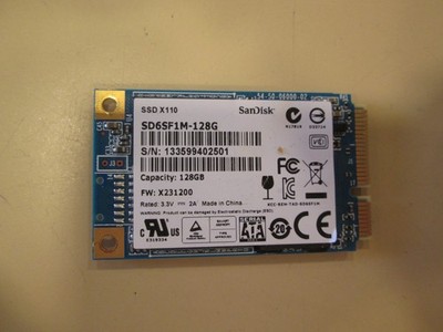 SanDisk X110 128GB mSATA SSD Solid State Drive SD6SF1M-128G