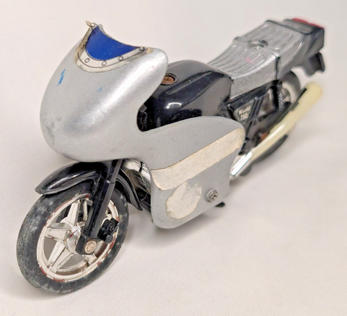 CORGI Wheelie Bike Cafe Racer Silver Faring Friction Action loose - Afbeelding 2 van 7