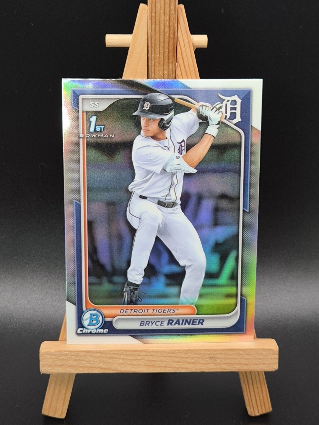 Bryce Rainer Refractor 2024 Bowman 1st Draft Chrome Detroit Tigers BDC-86