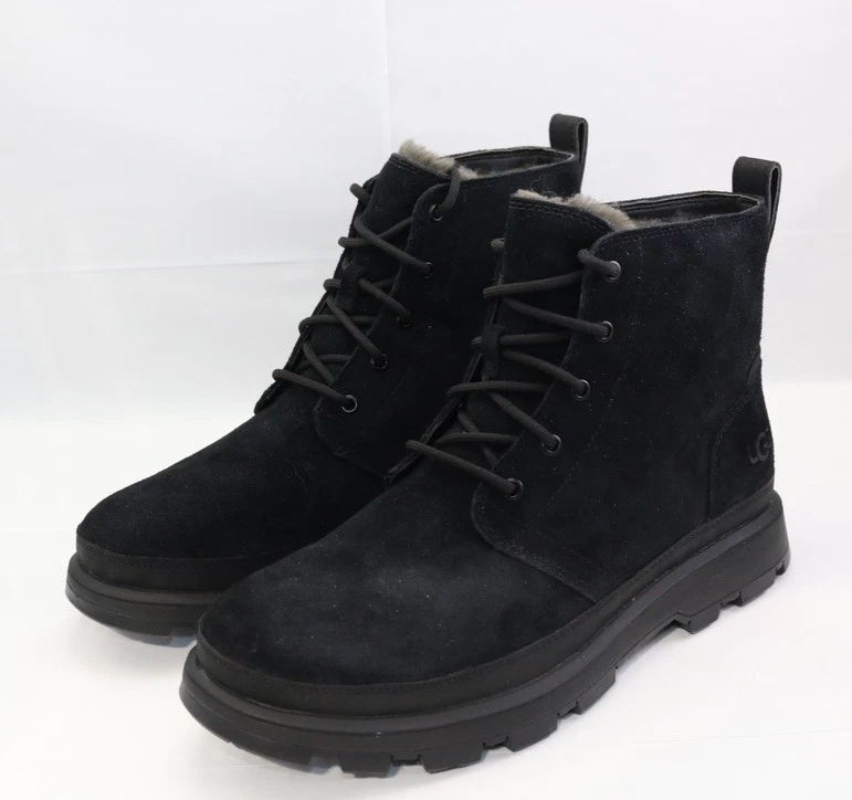 Ugg Australia Men`s Premiere Lace up Boots Black US 8 / UK 7 / EU 41 / JP 26