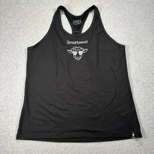 Smartwool Tank Top Womens Medium Merino Sport 150 Graphic Running Hiking Outdoor