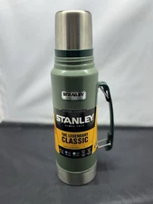 Stanley Legendary Classic  1.1 Qt/1 L Tall Camping Insulated THERMOS Green NWT
