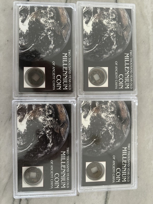 Two Thousand Year Old Millennium Coin of Ancient China -The Morgan Mint lot of 4