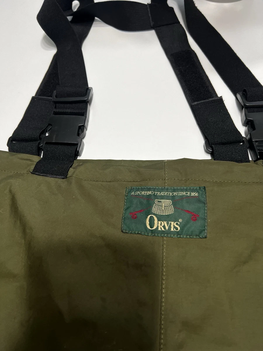 Orvis サスペンダー付きウェダー　オリーブグリーン Orvis Men Green Fishing Waders for sale | eBay