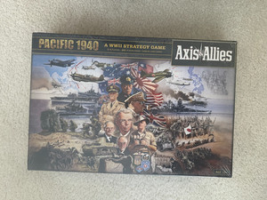 Axis & Allies Pacific 1940 2nd Ed WWII Strategy Board Game Avalon Hill