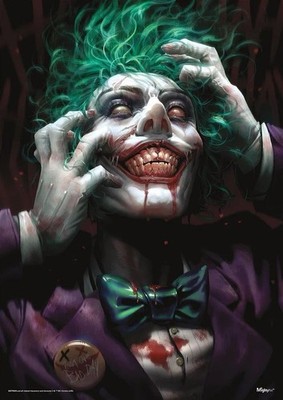 DC Comics Batman Deceased Joker MightyPrint Wall Art 17 x24  New In Package