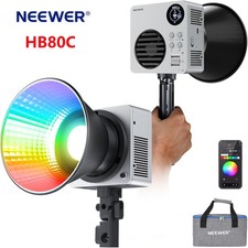 NEEWER HB80C RGBWW LED Video Light Studio Photography Continuous Output Lighting