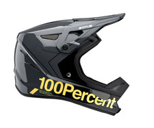 100% 80010-464-09: Casco bici di stato - TAGLIA: XSmall, Carby/Carbone