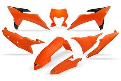 Ktm Exc Exc F 150 250 300 350 450 500 Plastic Body Kit - 2026 Ufo Orange