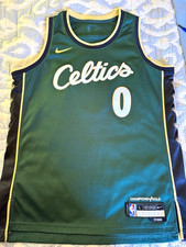 Nike NBA Boston Celtics Jayson Tatum #0 City Edition Swingman Jersey YL 14/16
