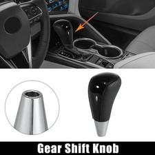 M8x1.25 Car Gear Shift Knob For Toyota For Lexus Black Faux Leather W Hole M8x1.25 Car Gear Shift Knob For Toyota For Lexus Black Faux Leather W Hole