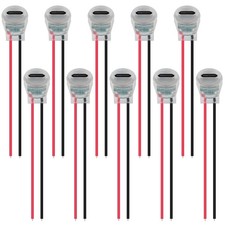 10PCS Newly Upgraded LED USB-C Connector Type-C Female Chassis 2 Pin Socket C...