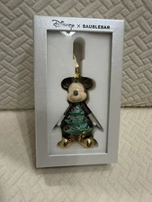 BAUBLEBAR DISNEY MICKEY MOUSE CHRISTMAS TREE BAG CHARM KEYCHAIN
