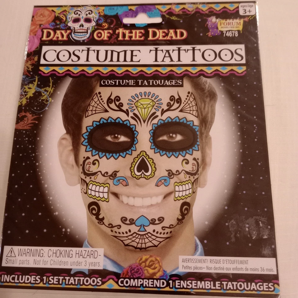 Dio de Los Muertos Face Stickers - Image 3 of 4